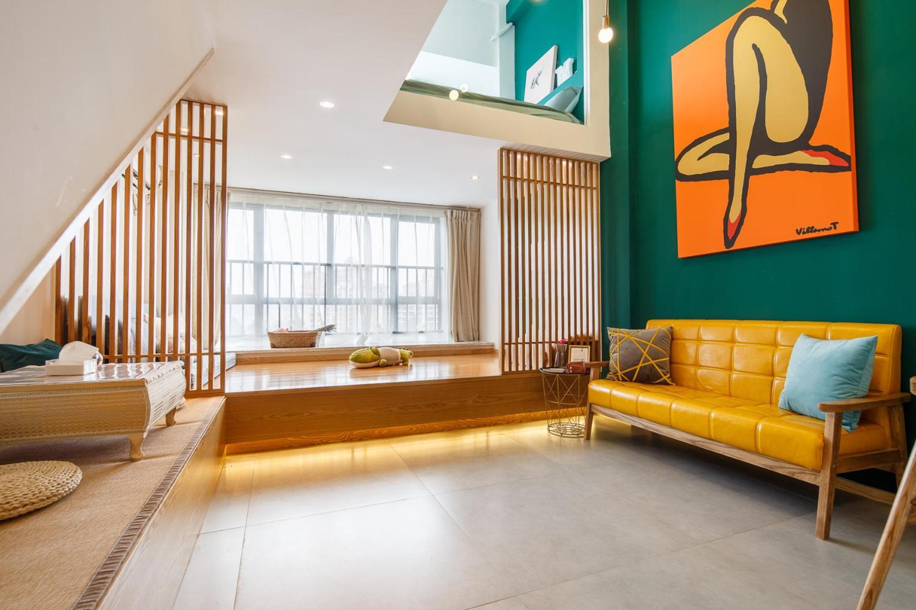 Lavendar Duplex Apartment Guangzhou Exteriör bild
