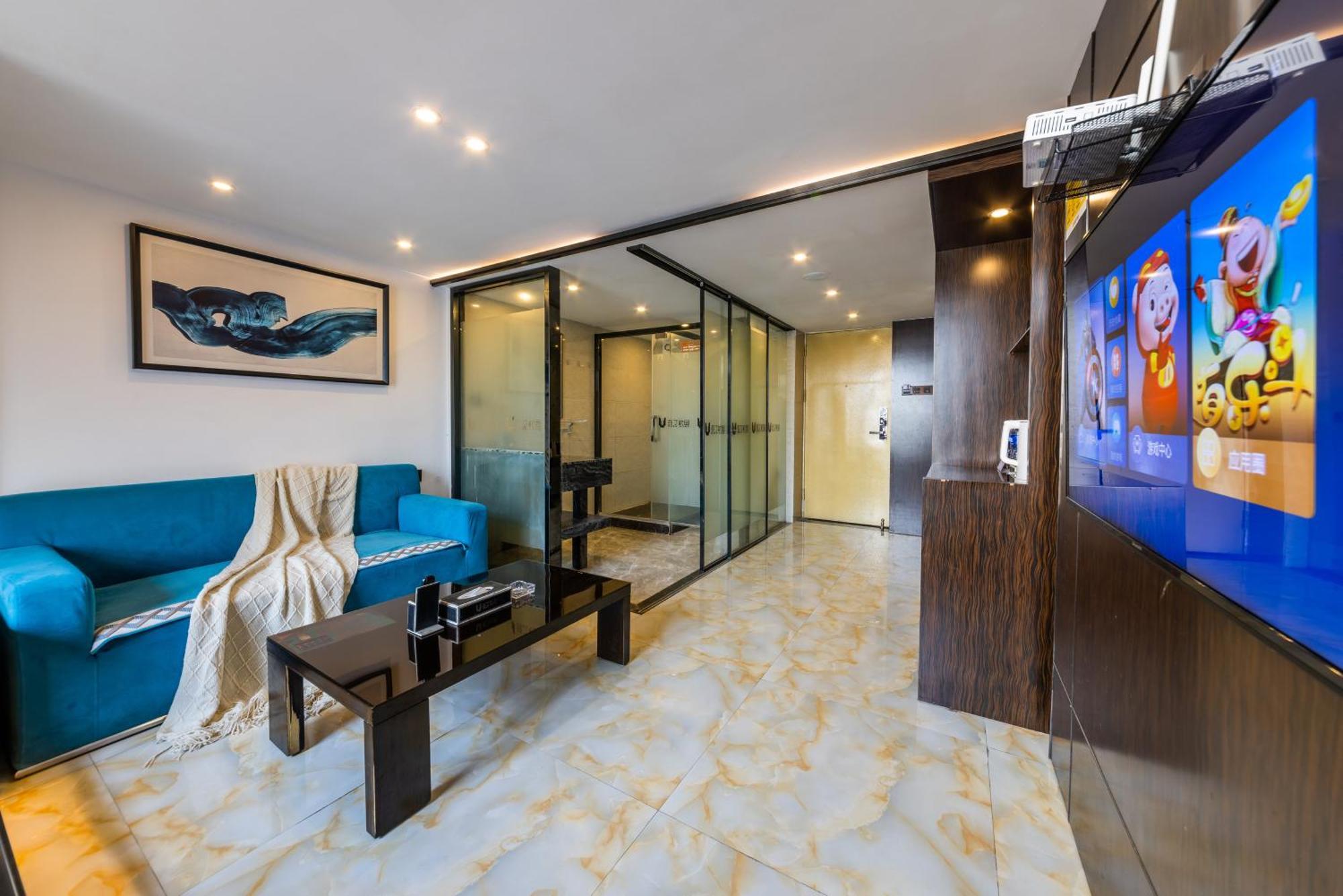 Lavendar Duplex Apartment Guangzhou Exteriör bild
