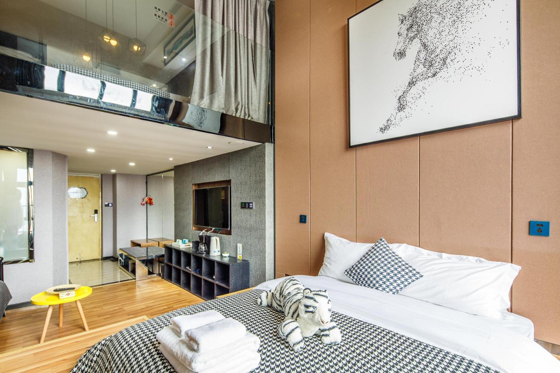 Lavendar Duplex Apartment Guangzhou Exteriör bild